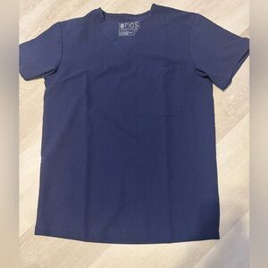 Figs Technical Collection Navy Scrub Top